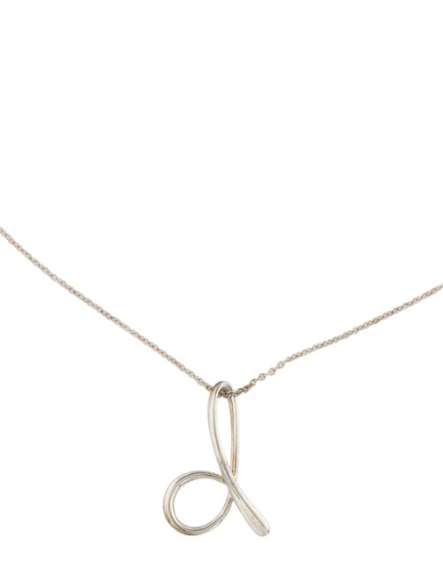 Tiffany & Co. Alphabet "D" Pendant Necklace