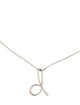 Tiffany & Co. Alphabet "D" Pendant Necklace