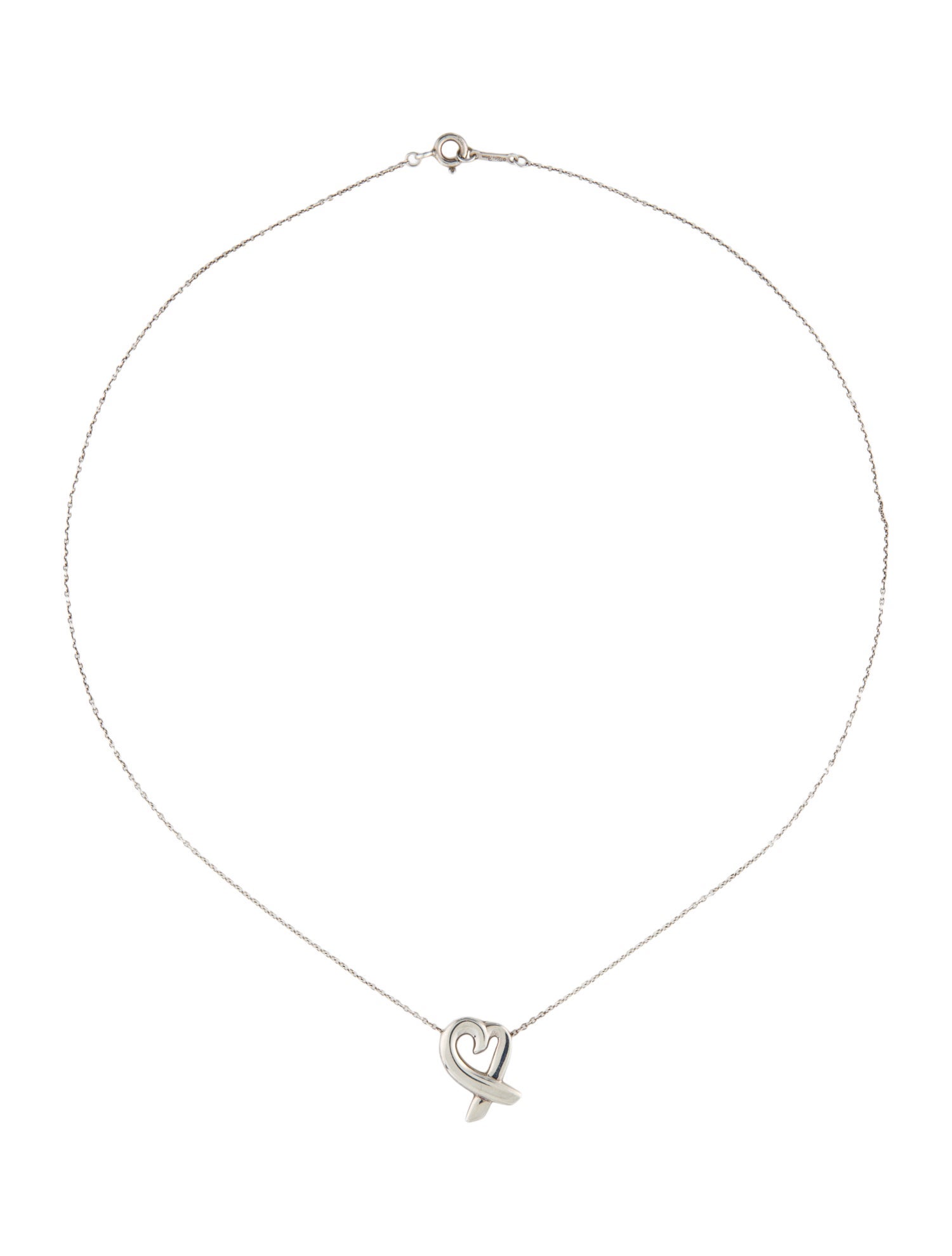 Tiffany & Co. Loving Heart Pendant Necklace