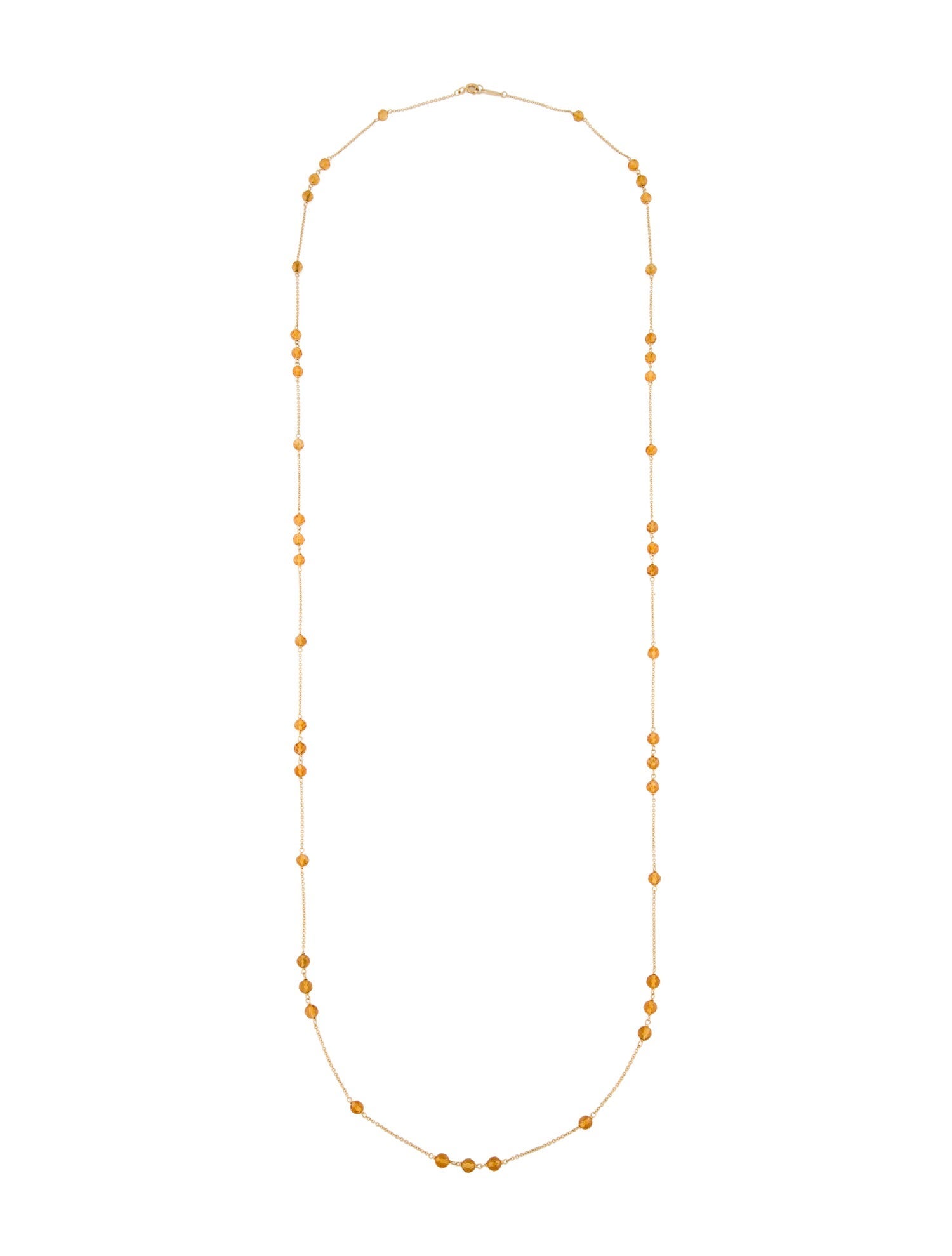 Tiffany & Co. 18K Citrine Garden Station Necklace