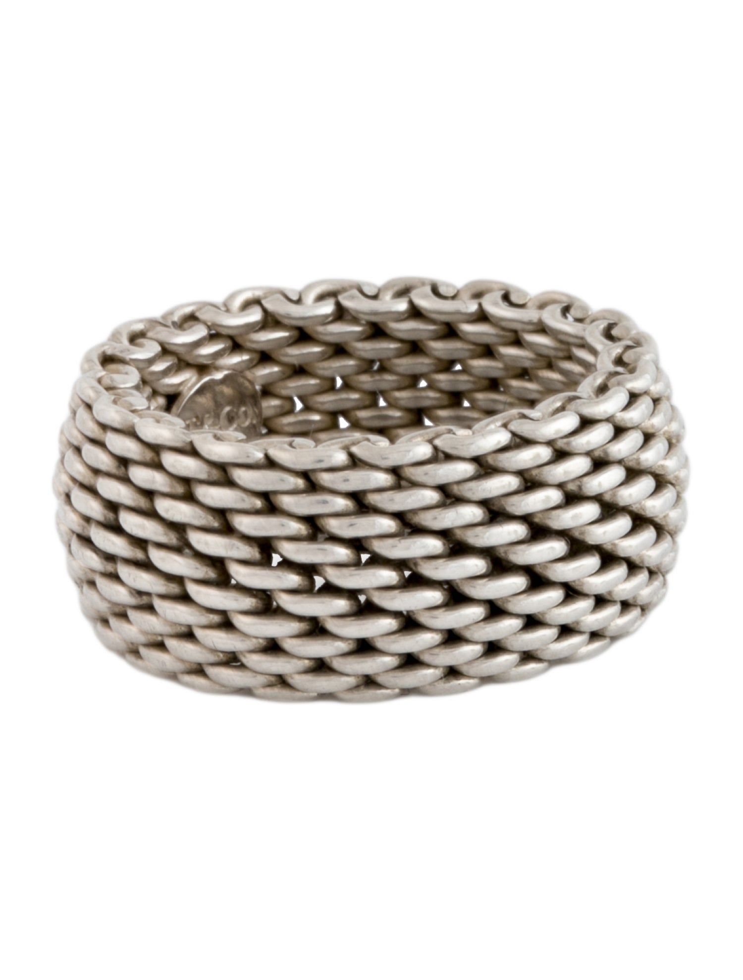 Tiffany & Co. Somerset Mesh Band Ring