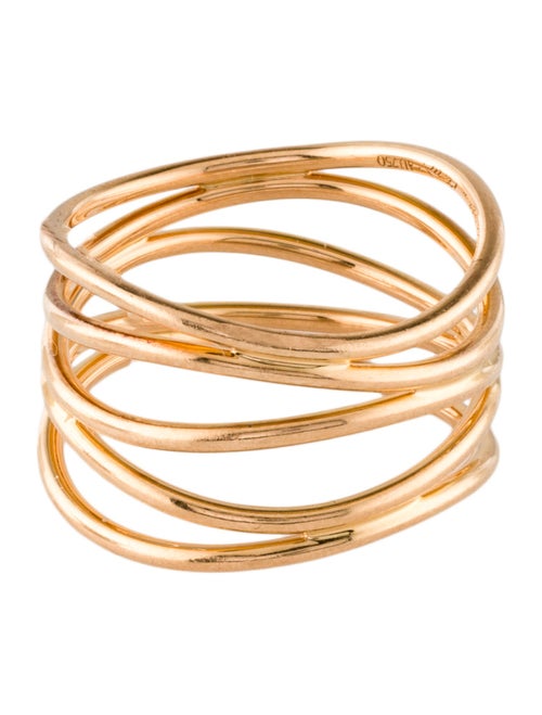 Tiffany & Co. 18K Wave Five Row Ring