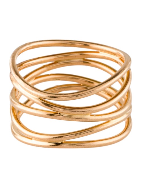 Tiffany & Co. 18K Wave Five Row Ring