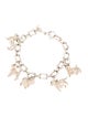 Tiffany & Co. Sapphire Dog & Bone Charm Bracelet