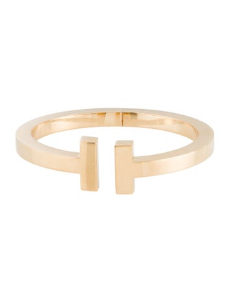 Tiffany & Co. 18K T Square Cuff Bracelet