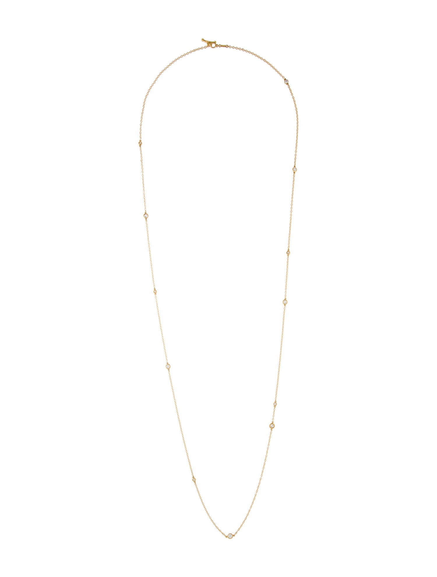 Tiffany & Co. 18K 1.21ctw Diamonds by the Yard® Sprinkle Necklace