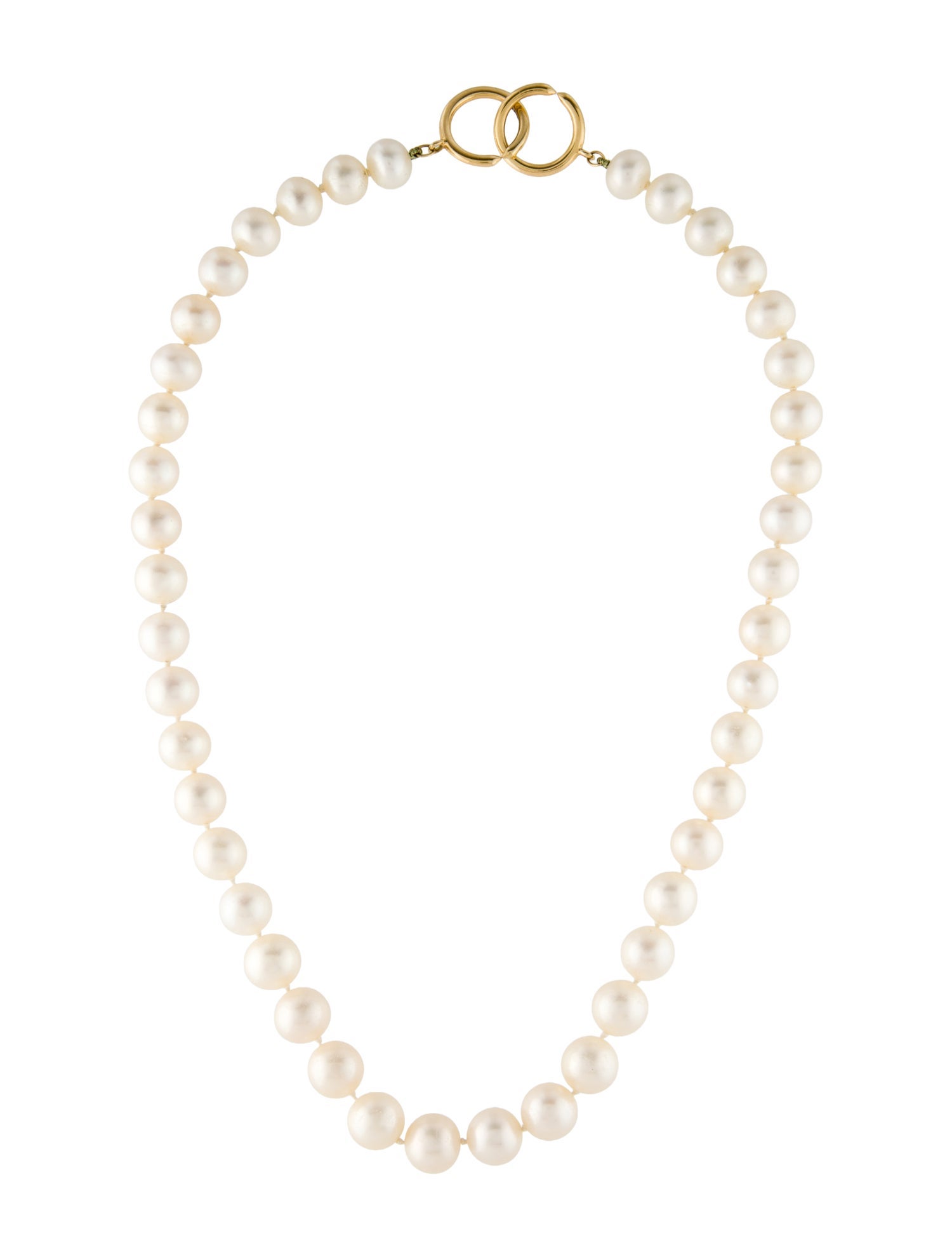 Tiffany & Co. 18K Pearl Strand Necklace