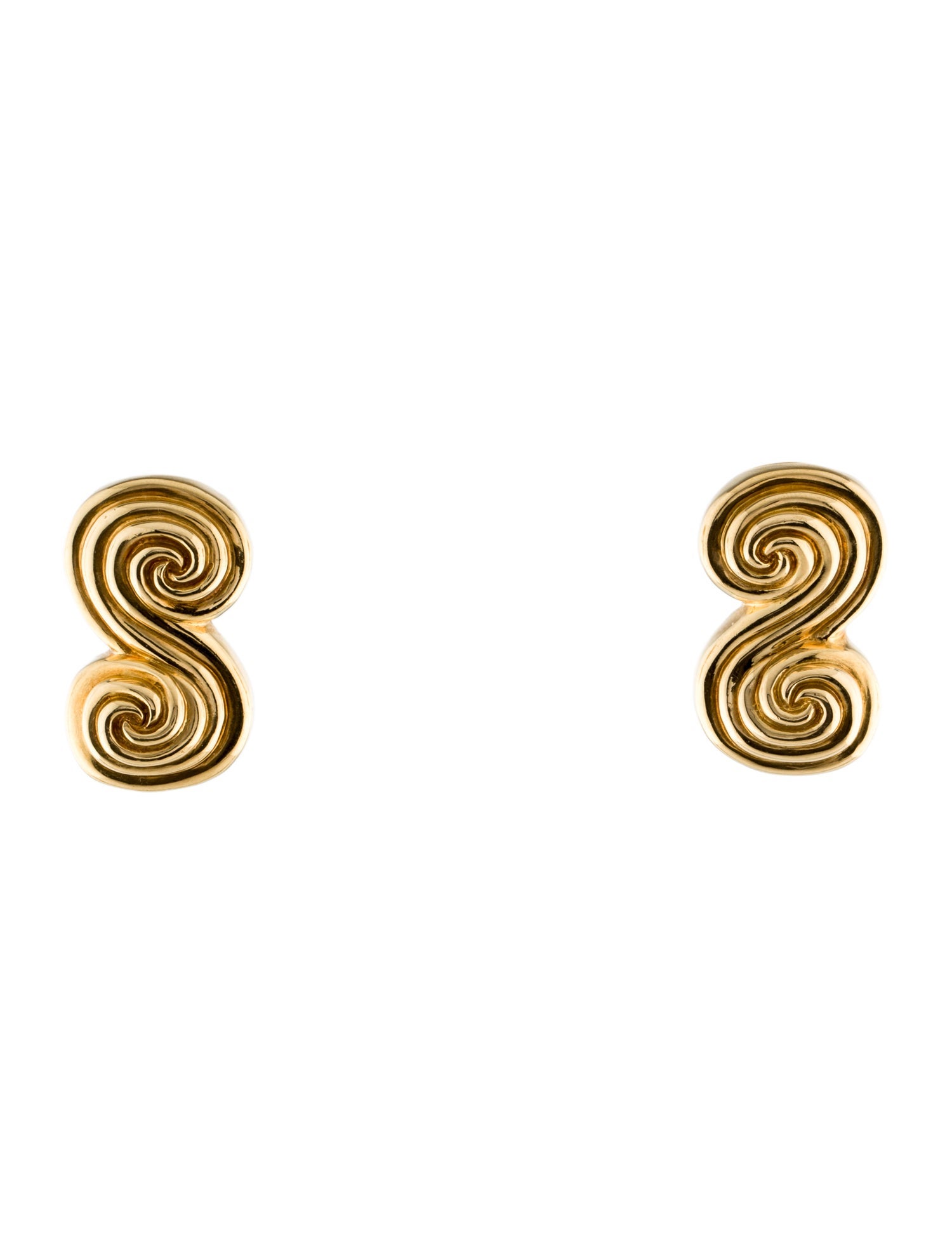 Tiffany & Co. 18K Spiro Swirl Earclips