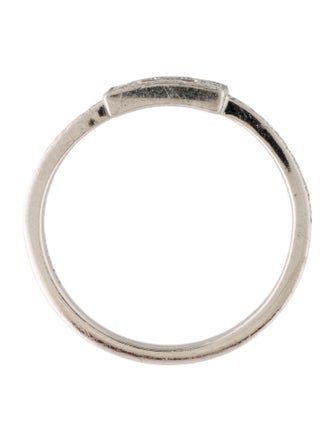 Tiffany & Co. Platinum Diamond Square Cocktail Ring