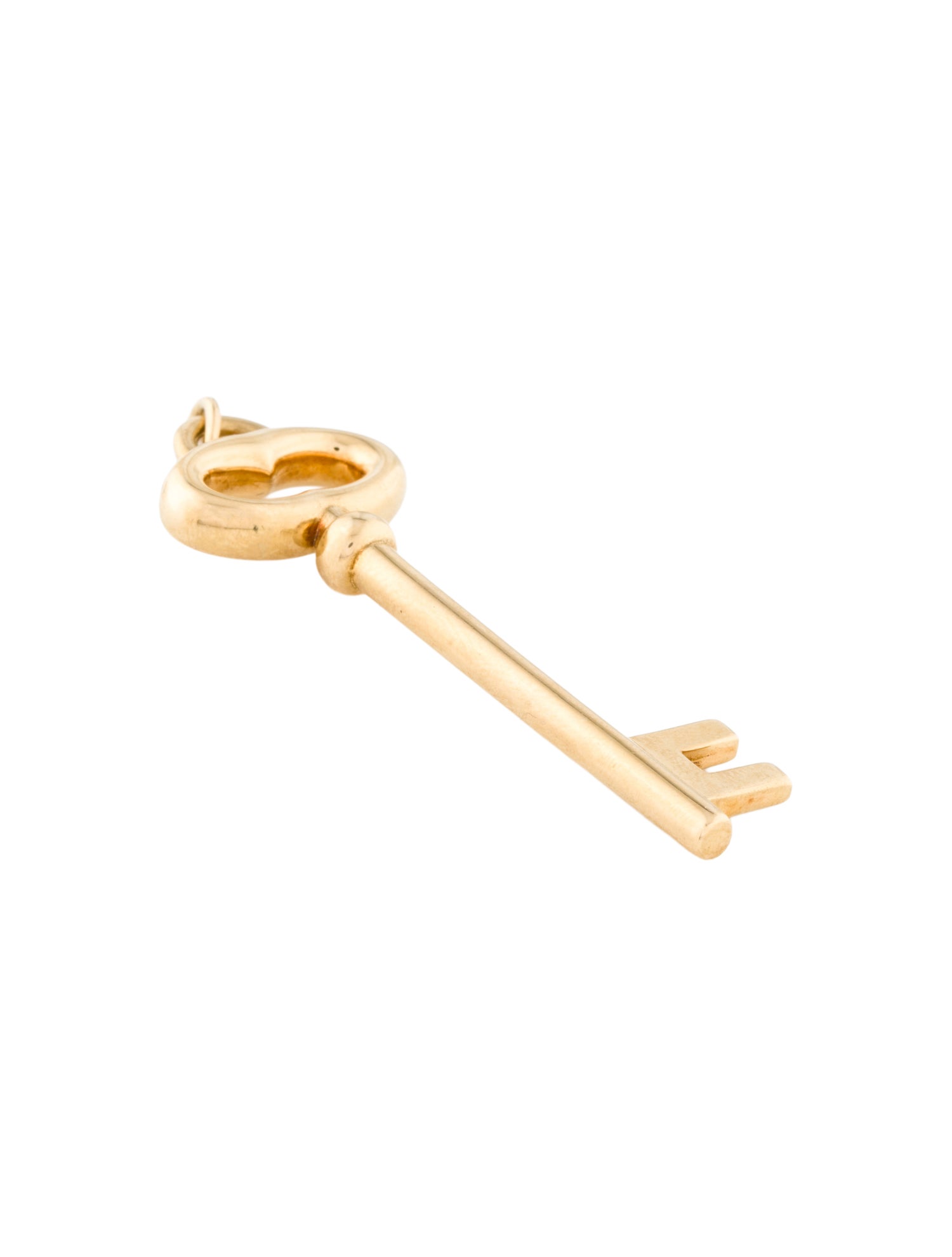 Tiffany & Co. 18K Large Oval Key Pendant