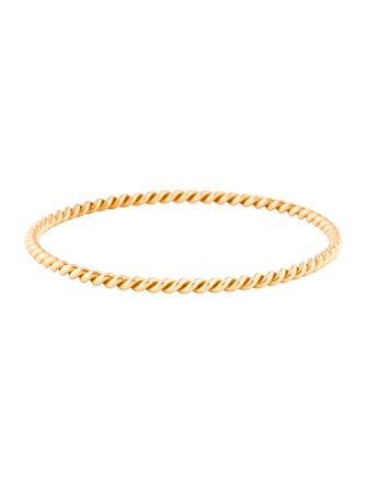 Tiffany & Co. 18K Twist Bangle Bracelet