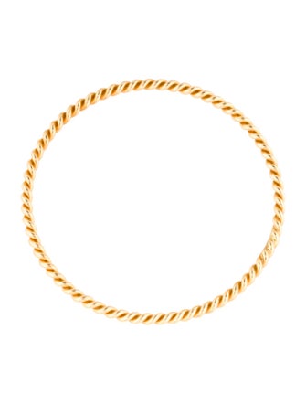 Tiffany & Co. 18K Twist Bangle Bracelet