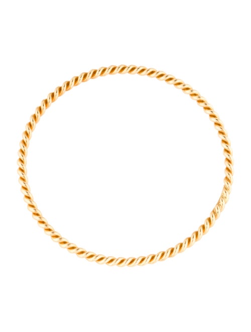 Tiffany & Co. 18K Twist Bangle Bracelet