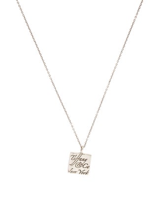 Tiffany & Co. Square Pendant Necklace