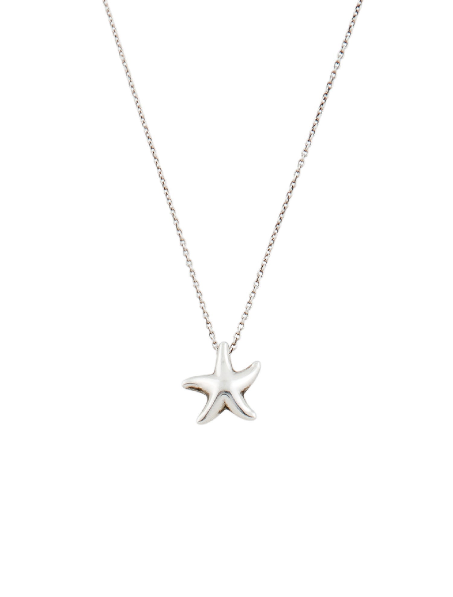 Tiffany & Co. Starfish Pendant Necklace