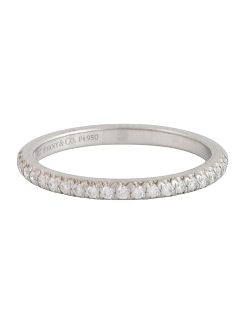 Tiffany & Co. Platinum Diamond Soleste Half Eternity Ring
