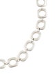 Tiffany & Co. Square Cushion Link Toggle Necklace
