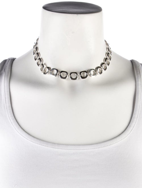 Tiffany & Co. Square Cushion Link Toggle Necklace