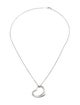 Tiffany & Co. Open Heart Pendant Necklace, 22mm