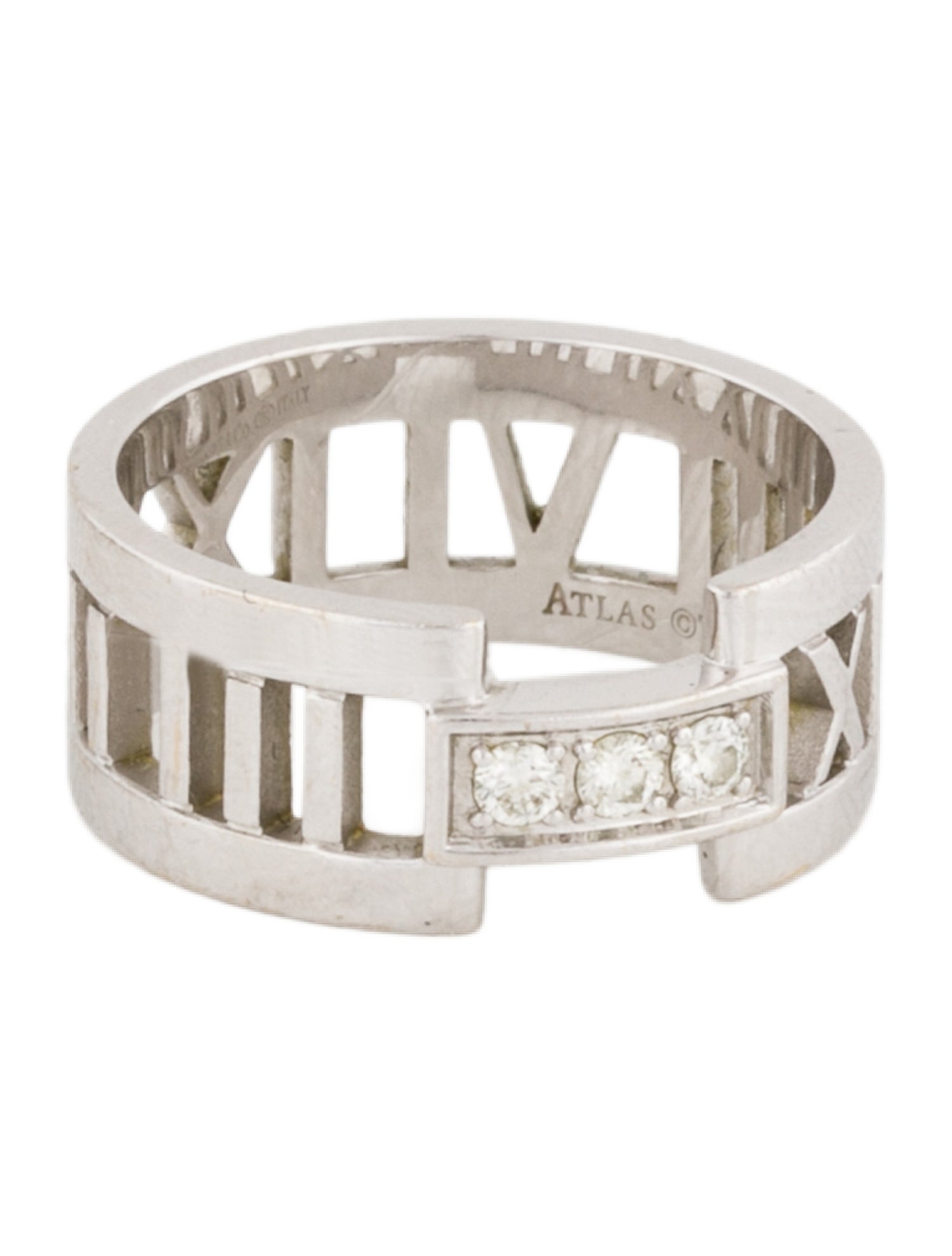 Tiffany & Co. 18K Diamond Atlas Band