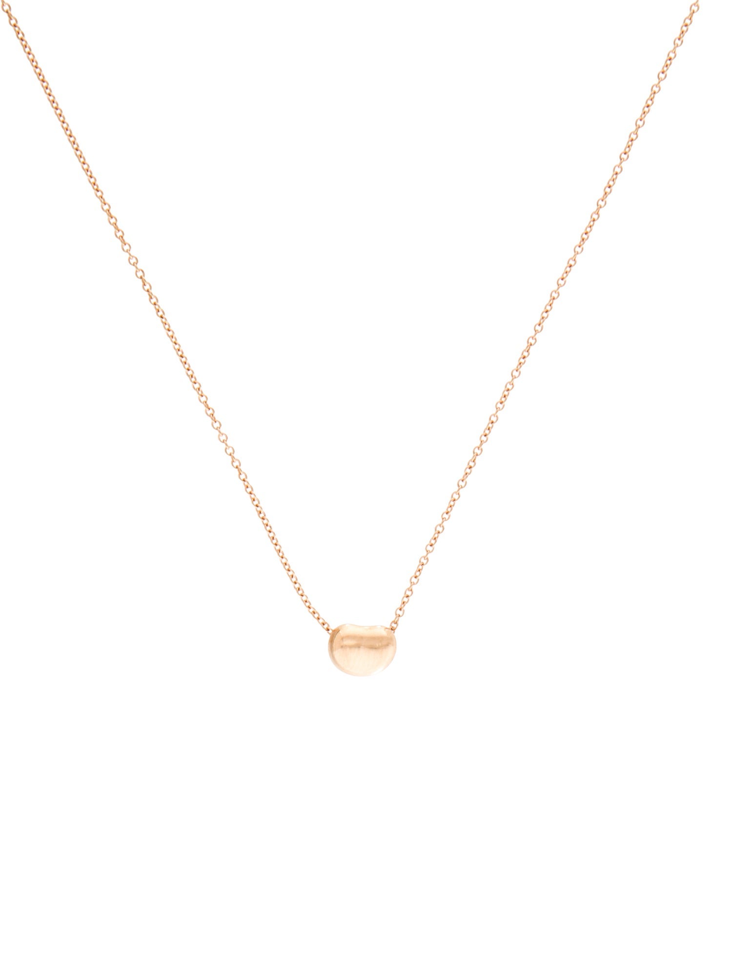 Tiffany & Co. 18K Bean® Design Pendant Necklace