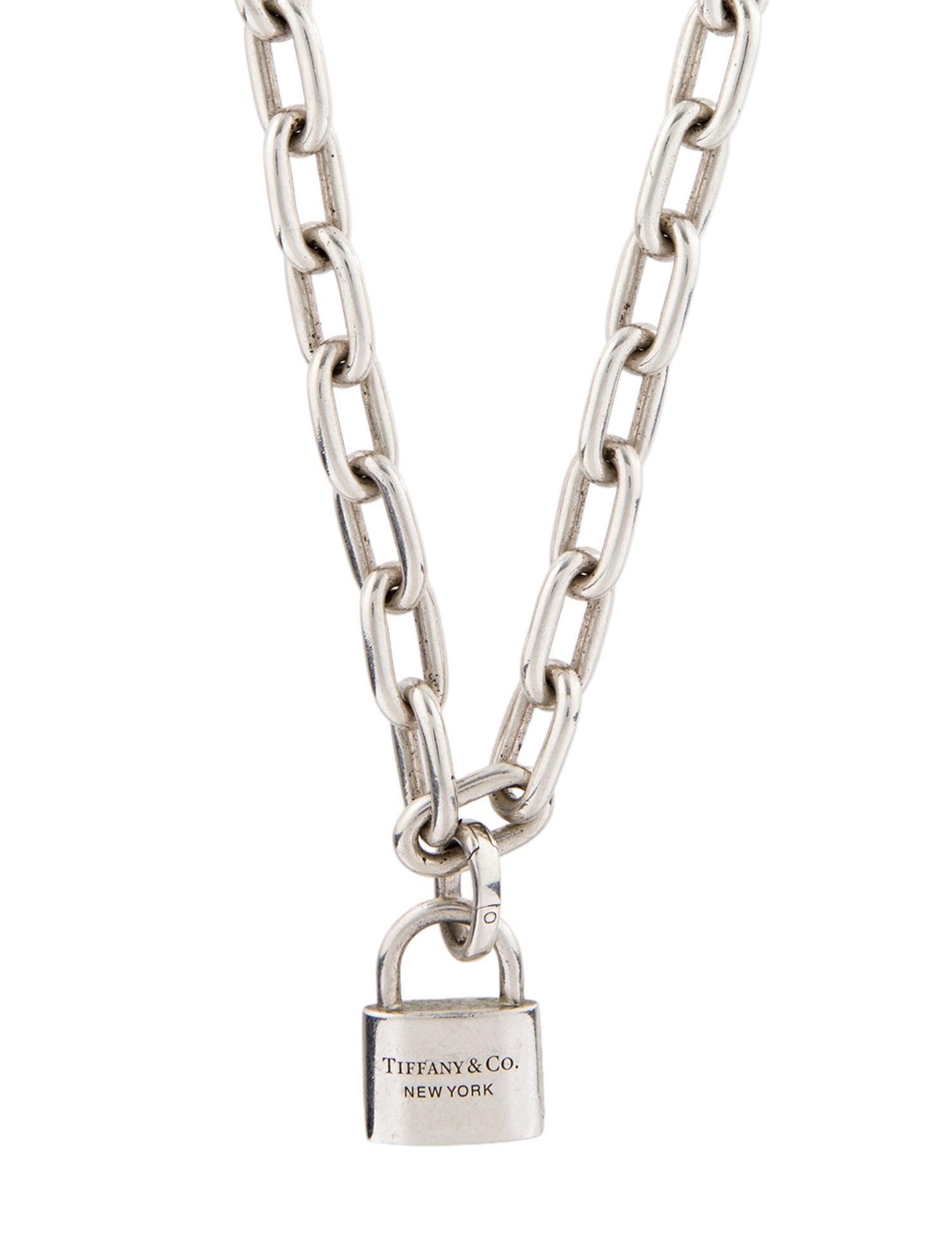 Tiffany & Co. Pearl HardWear Lock Necklace