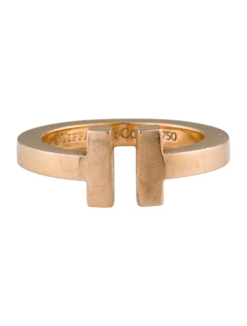Tiffany & Co. 18K T Square Ring