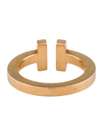 Tiffany & Co. 18K T Square Ring