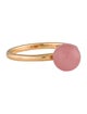 Tiffany & Co. 18K Rose Quartz Ball Ring