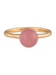 Tiffany & Co. 18K Rose Quartz Ball Ring