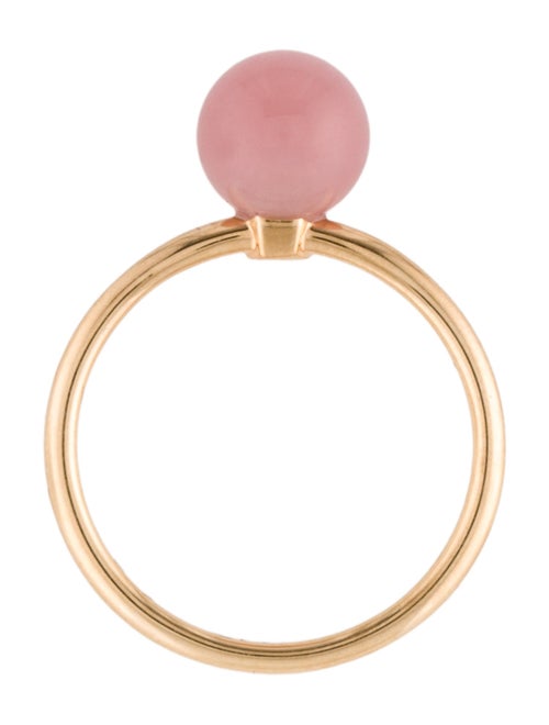 Tiffany & Co. 18K Rose Quartz Ball Ring