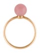 Tiffany & Co. 18K Rose Quartz Ball Ring