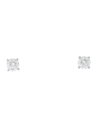 Tiffany & Co. Platinum Diamond Stud Earrings