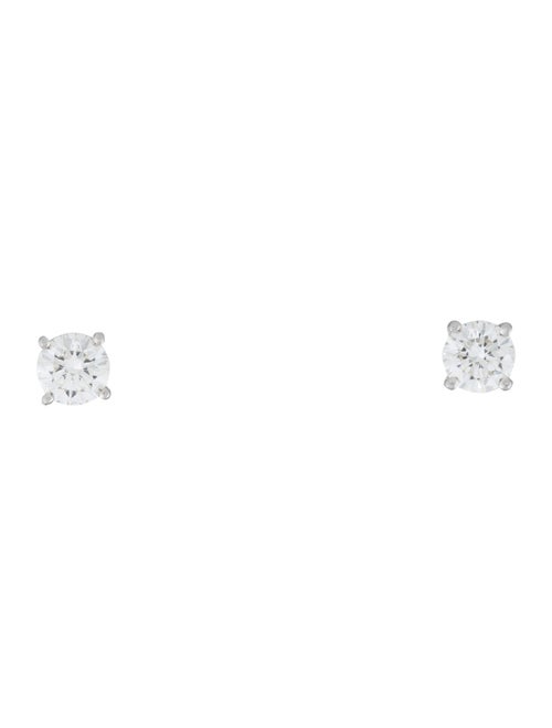 Tiffany & Co. Platinum Diamond Stud Earrings