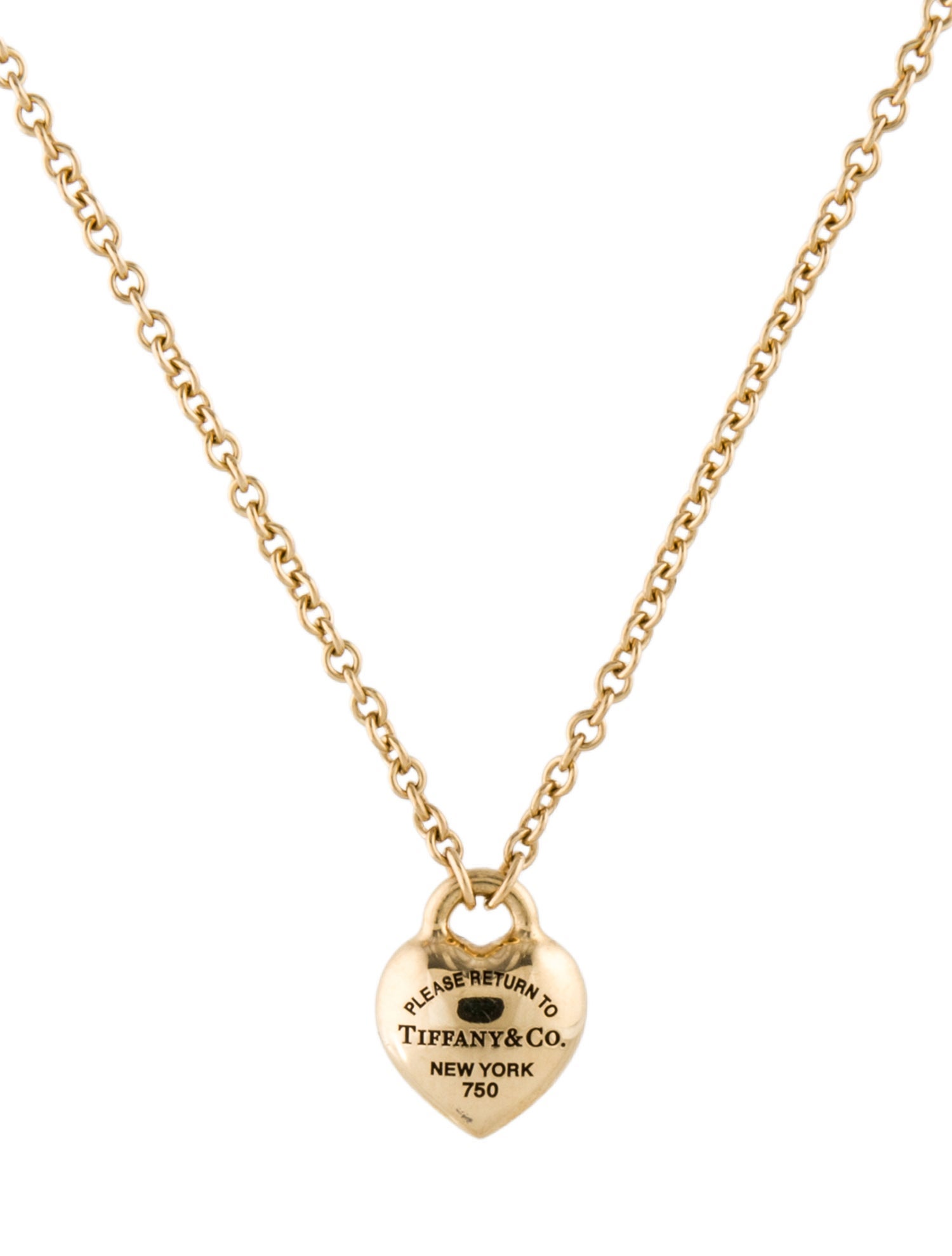 Tiffany & Co. 18K Return to Tiffany® Full Heart Pendant Necklace