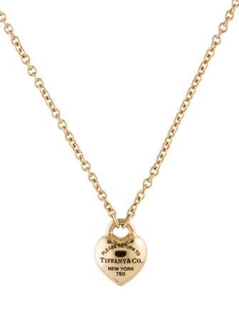 Tiffany & Co. 18K Return to Tiffany® Full Heart Pendant Necklace