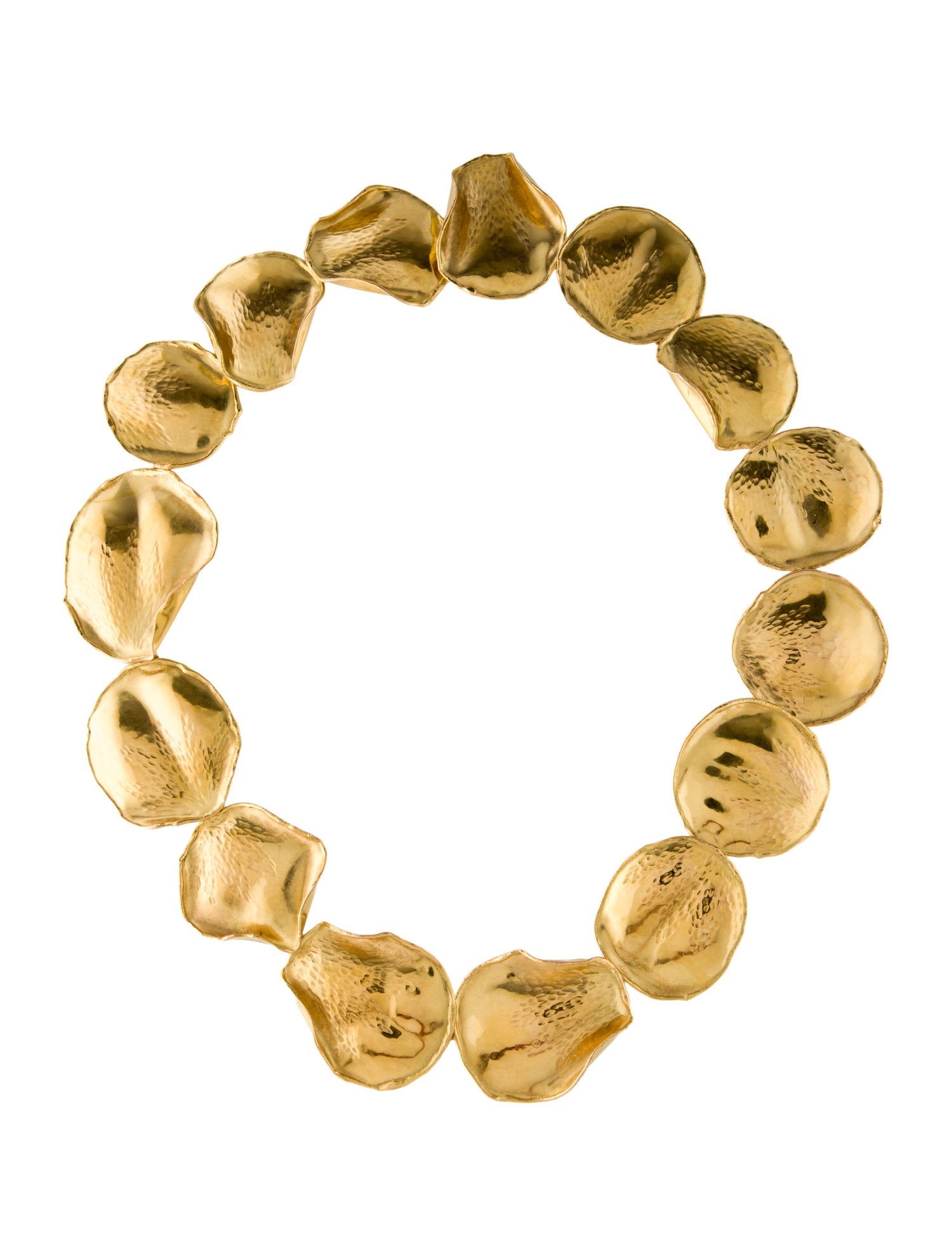 Tiffany & Co. Vintage 18K Rose Petal Collar Necklace