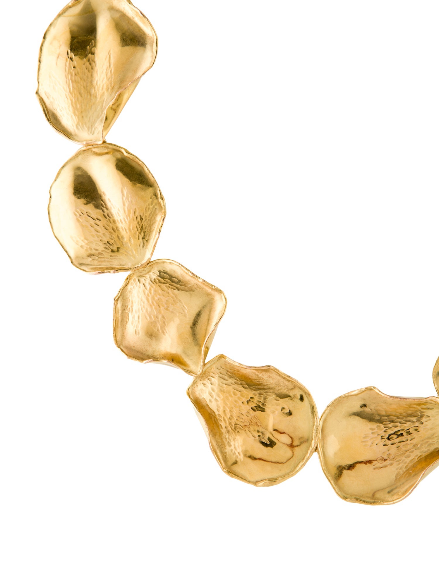 Tiffany & Co. Vintage 18K Rose Petal Collar Necklace