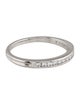 Tiffany & Co. Platinum Diamond Half Eternity Band Ring