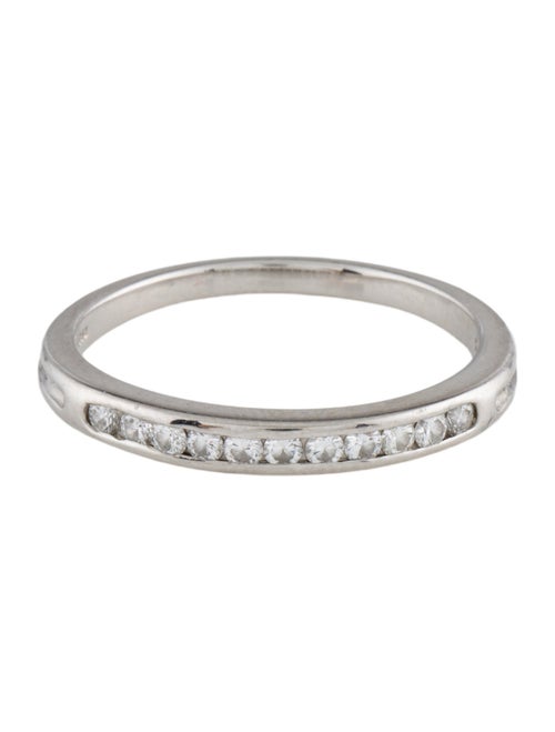 Tiffany & Co. Platinum Diamond Half Eternity Band Ring