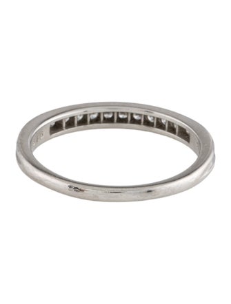 Tiffany & Co. Platinum Diamond Half Eternity Band Ring