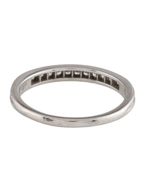 Tiffany & Co. Platinum Diamond Half Eternity Band Ring