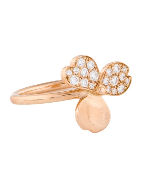 Tiffany & Co. 18K Diamond Paper Flowers Cocktail Ring