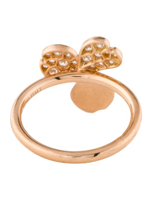 Tiffany & Co. 18K Diamond Paper Flowers Cocktail Ring