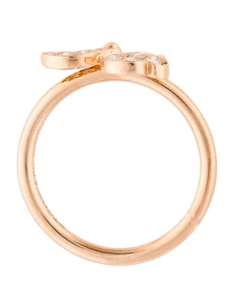 Tiffany & Co. 18K Diamond Paper Flowers Cocktail Ring