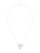 Tiffany & Co. Platinum Diamond Large Paper Flowers Pendant Necklace”