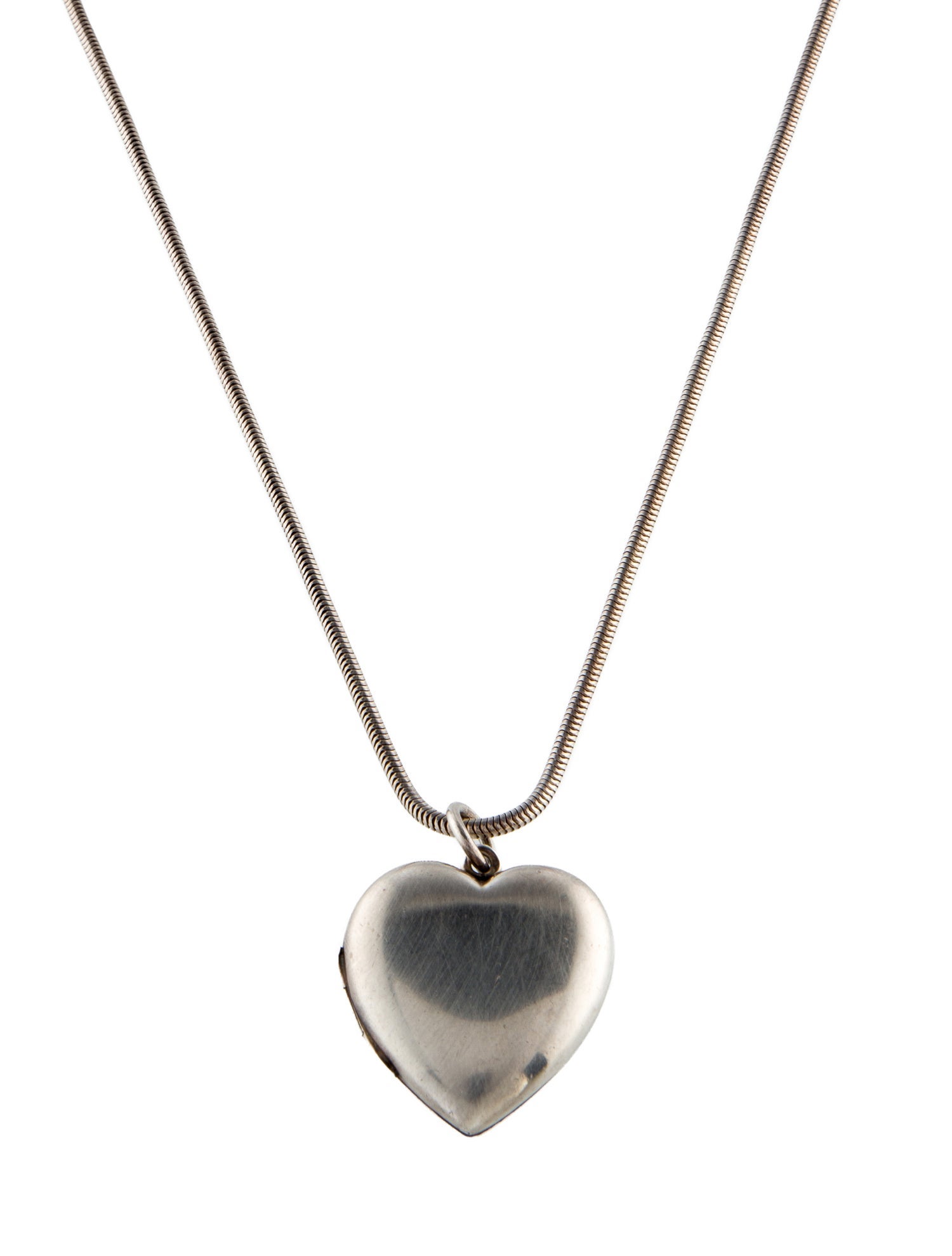 Tiffany & Co. Heart Locket Pendant Necklace