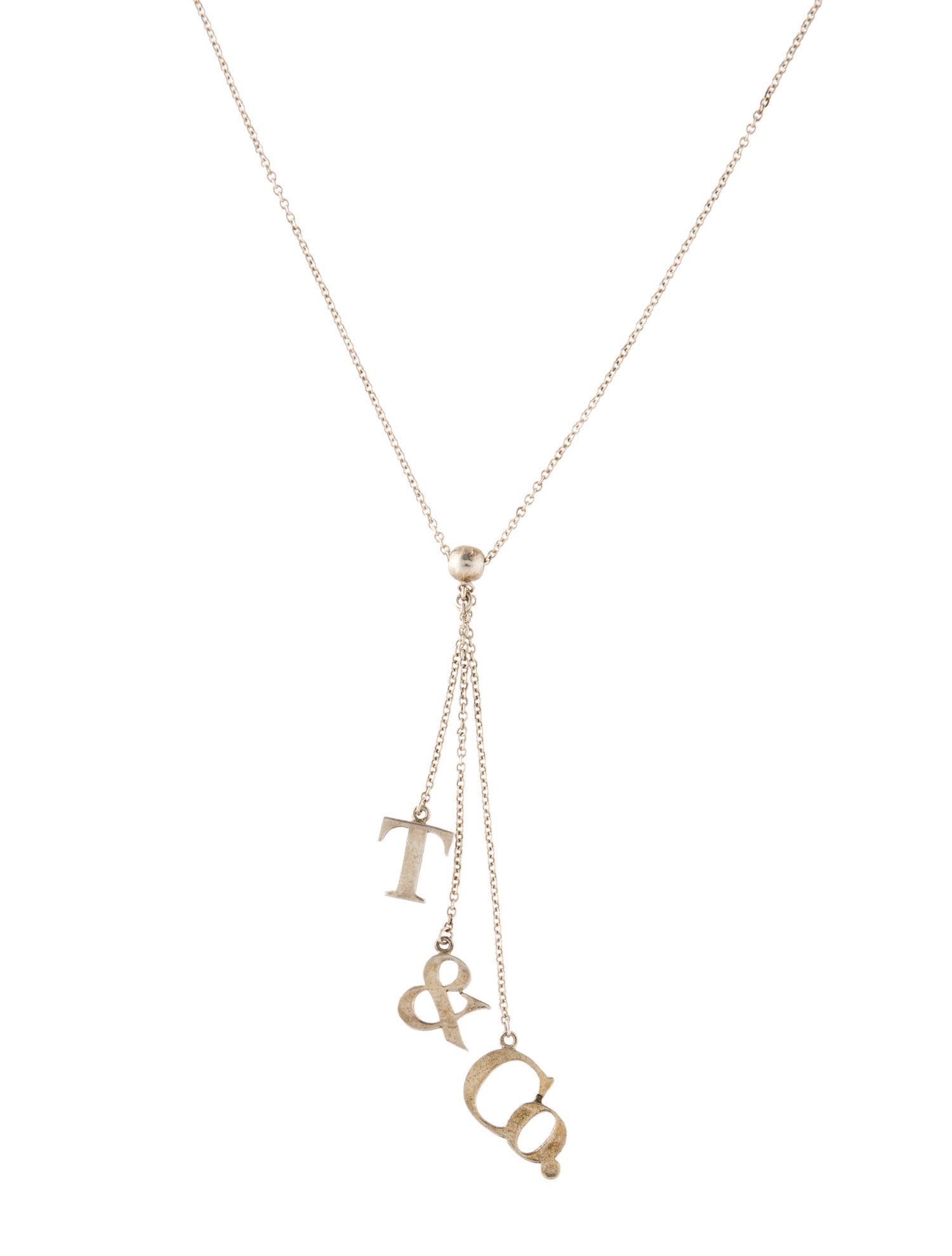 Tiffany & Co. Logo Pendant Necklace