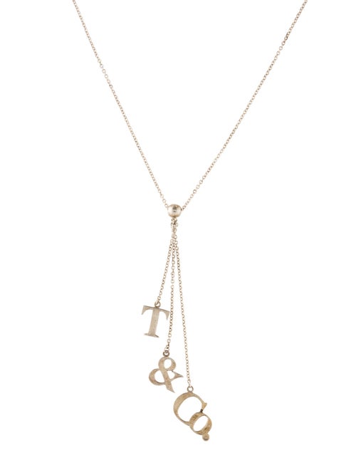 Tiffany & Co. Logo Pendant Necklace