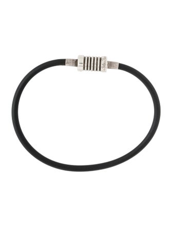 Tiffany & Co. Rubber Groove Surfer Bracelet